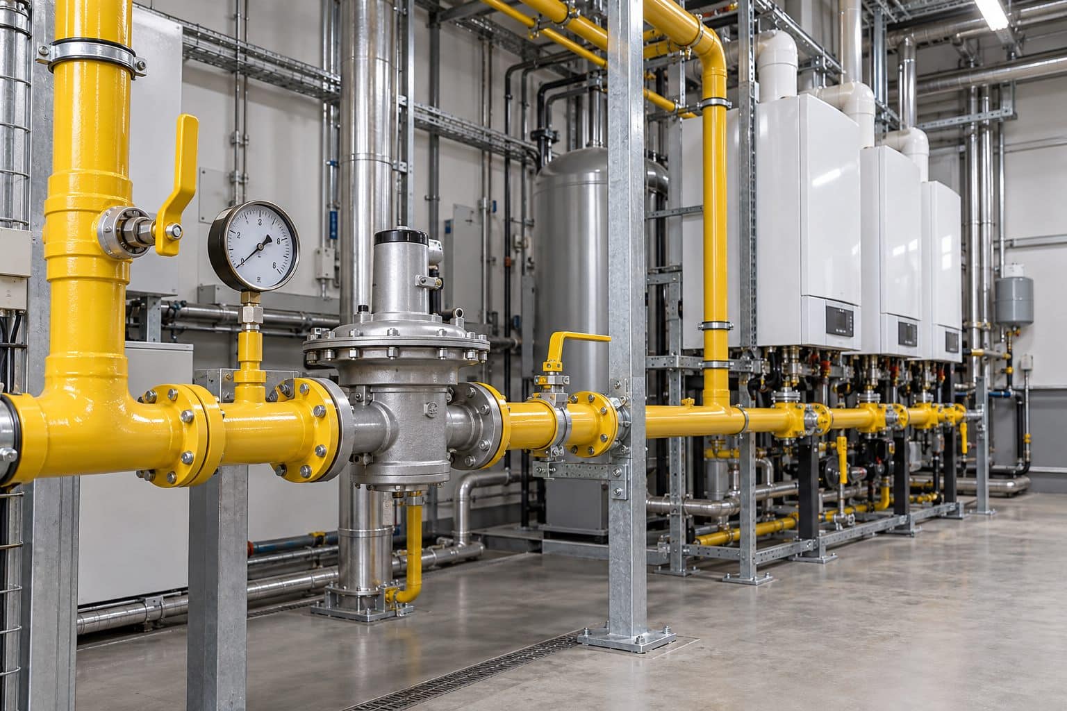 Doğalgaz Tesisatı — temsili uygulama